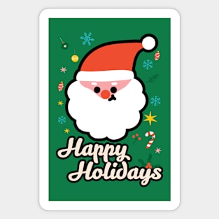 SANTA CLAUS - HAPPY HOLIDAYS Magnet